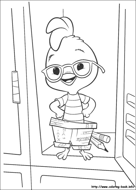 Chicken Little coloring picture